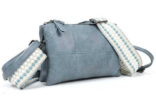 Schoudertasje / Crossbody tasje Alkmaar Nieuw - Blauw