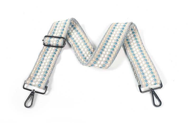 Schouderband / bagstrap dot - blauw