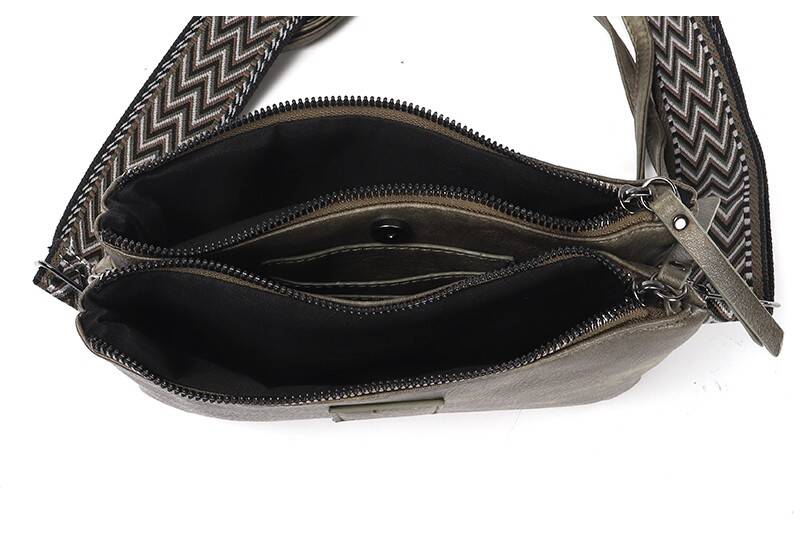 Schoudertasje / Crossbody tasje New Castel - Groen