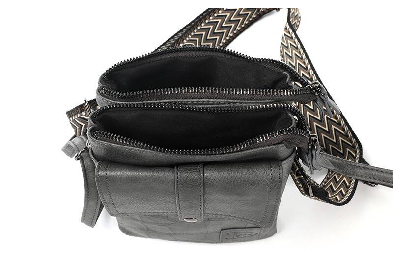 Grijs telefoontasje / crossbody tasje Tyler