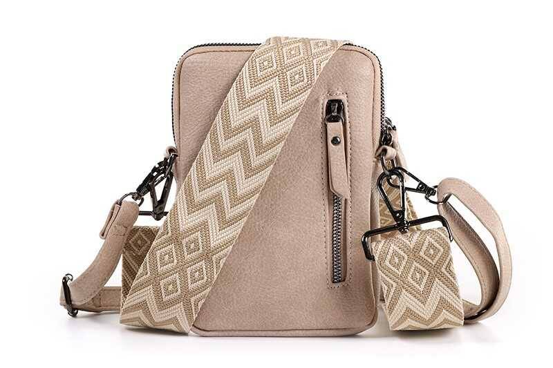 Telefoontasje / Crossbody tasje Groet Nieuw - Zand