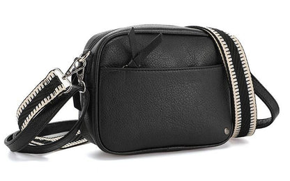 Zwart schoudertas / crossbody tasje Fira