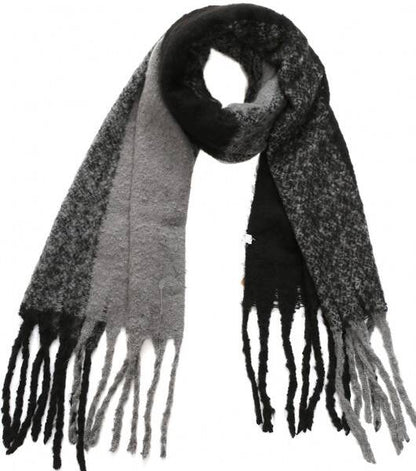 Winter sjaal Tessa - Zwart
