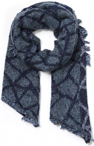 Winter sjaal Hester - Blauw