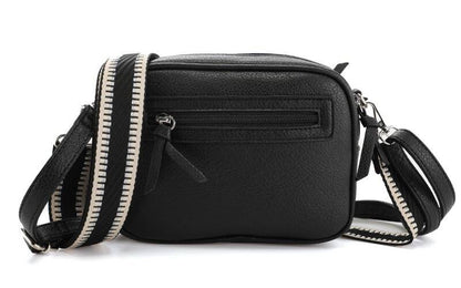Zwart schoudertas / crossbody tasje Fira