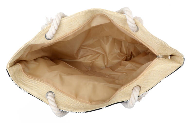 Strandtas / Shopper - Zwart