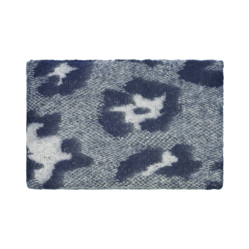 Winter sjaal Ilse - Blauw