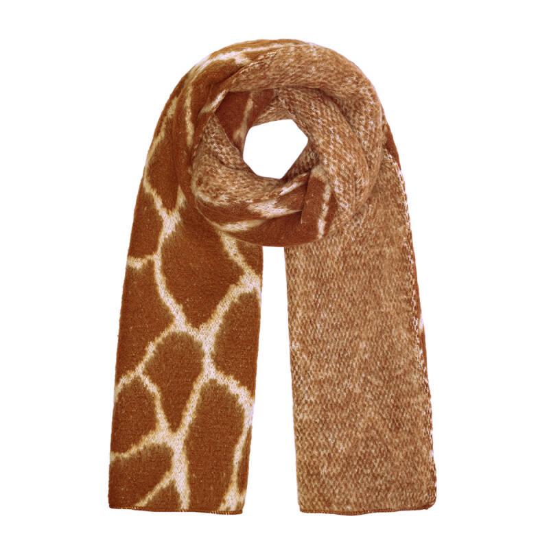 Winter sjaal Warm Giraffe - Camel