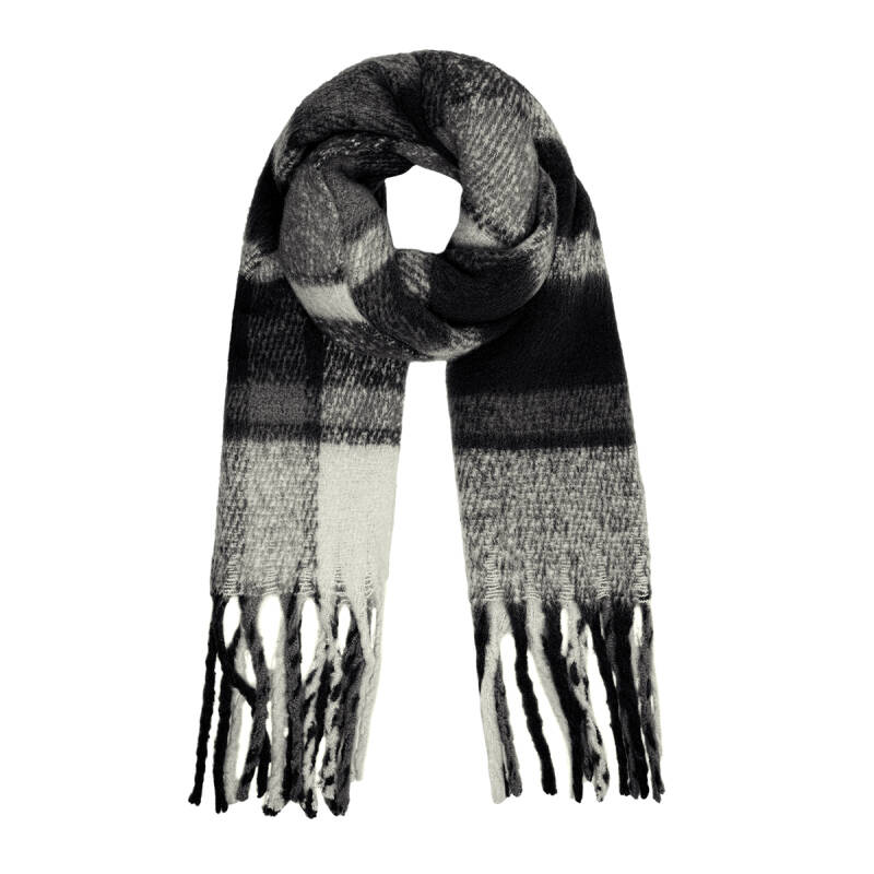Winter sjaal Ivette - Zwart