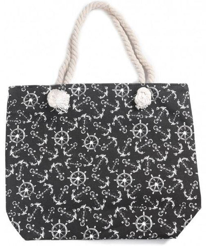 Strandtas / Shopper - Zwart