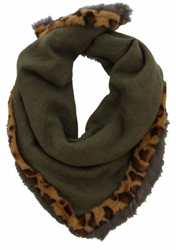 Sjaal Exclusive Fake Fur - Groen