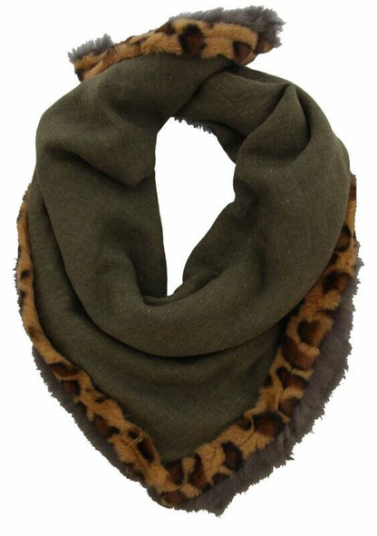 Sjaal Exclusive Fake Fur - Groen