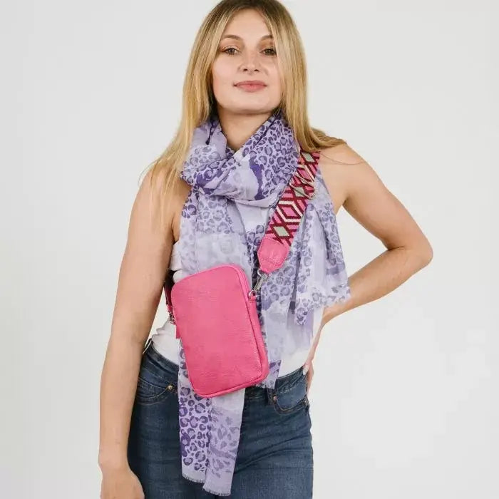 Telefoontasje / Crossbody tasje - Roze