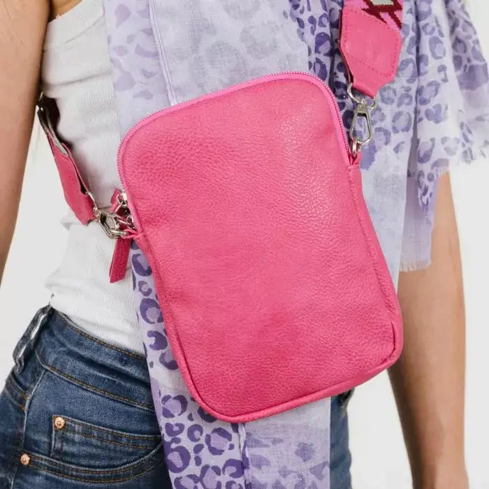 Telefoontasje / Crossbody tasje - Roze