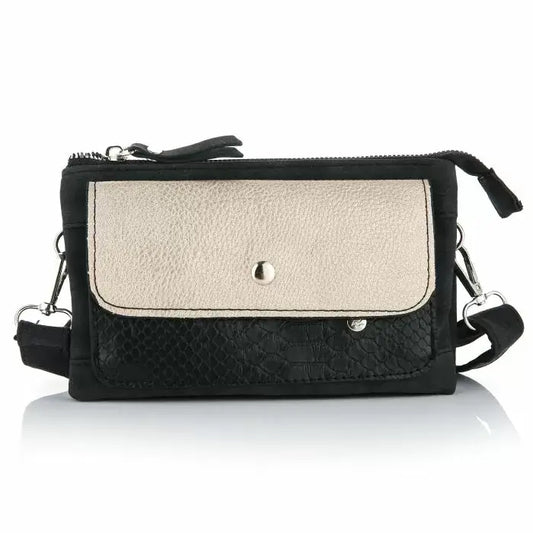 Schoudertasje / Crossbody tasje Rhenen - Zwart