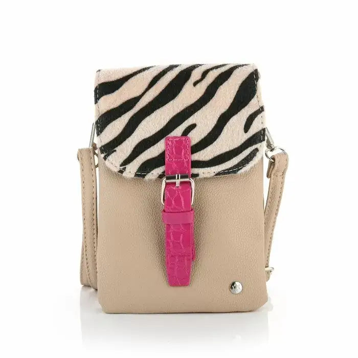 Telefoontasje / Crossbody tasje - Taupe