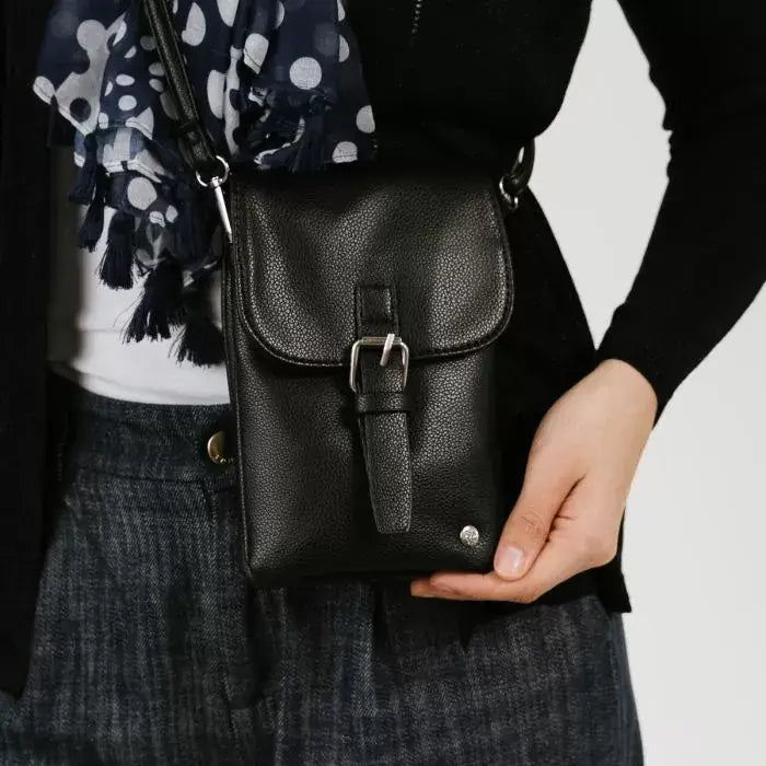 Telefoontasje / Crossbody tasje Leersum - Zwart