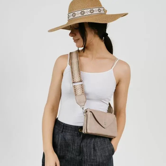 Schoudertasje / Crossbody tasje - Taupe