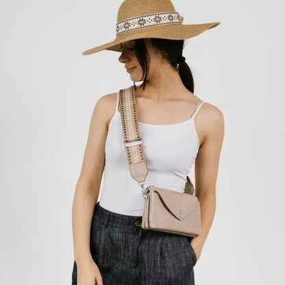 Schoudertasje / Crossbody tasje - Taupe