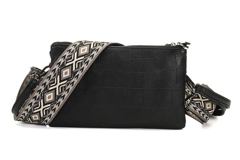 Schoudertasje / Crossbody tasje Sheffield - Zwart