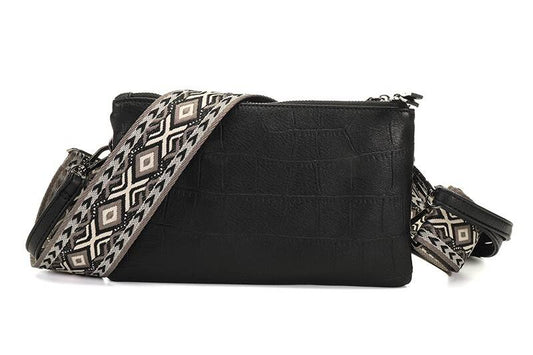 Schoudertasje / Crossbody tasje Sheffield - Zwart