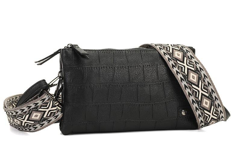 Schoudertasje / Crossbody tasje Sheffield - Zwart