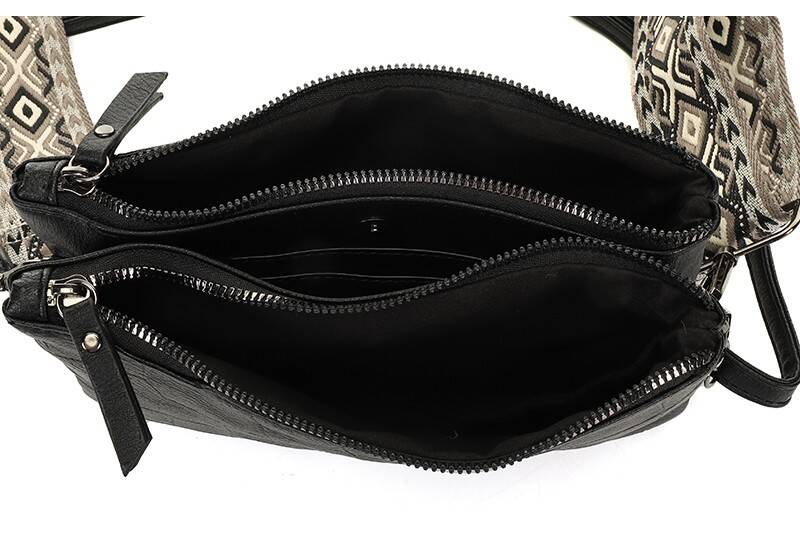Schoudertasje / Crossbody tasje Sheffield - Zwart