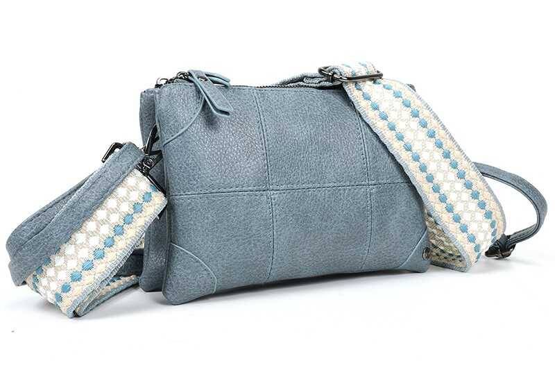 Schoudertasje / Crossbody tasje Alkmaar Nieuw - Blauw