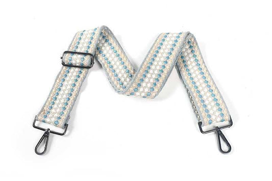 Schouderband / bagstrap dot - blauw