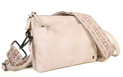 Naturel - beige schoudertasje / crossbody tasje Brussel