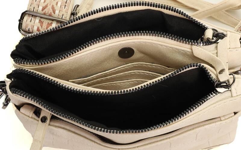 Naturel - beige schoudertasje / crossbody tasje Brussel
