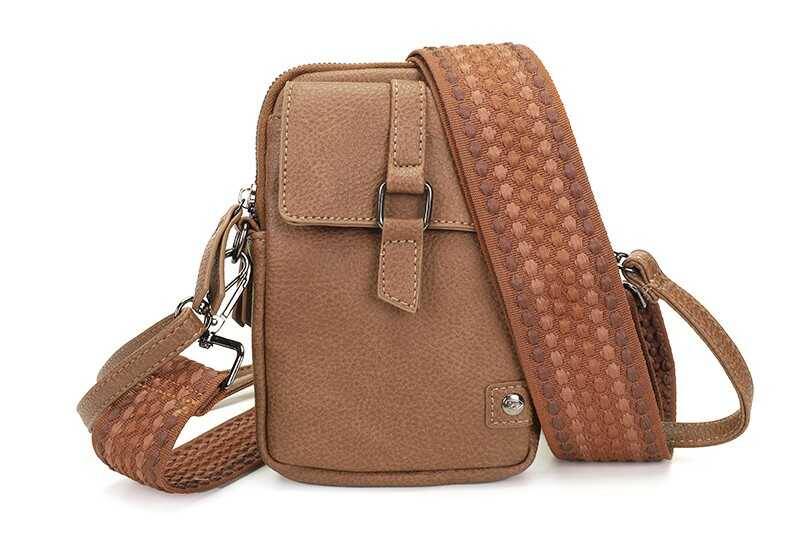 Telefoontasje / Crossbody tasje Dublin - Camel