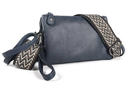 Schoudertasje / Crossbody tasje New York - Blauw
