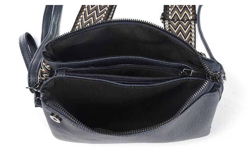 Schoudertasje / Crossbody tasje New York - Blauw