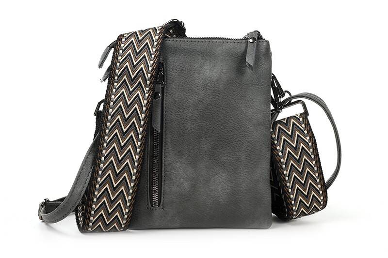 Grijs telefoontasje / crossbody tasje Tyler