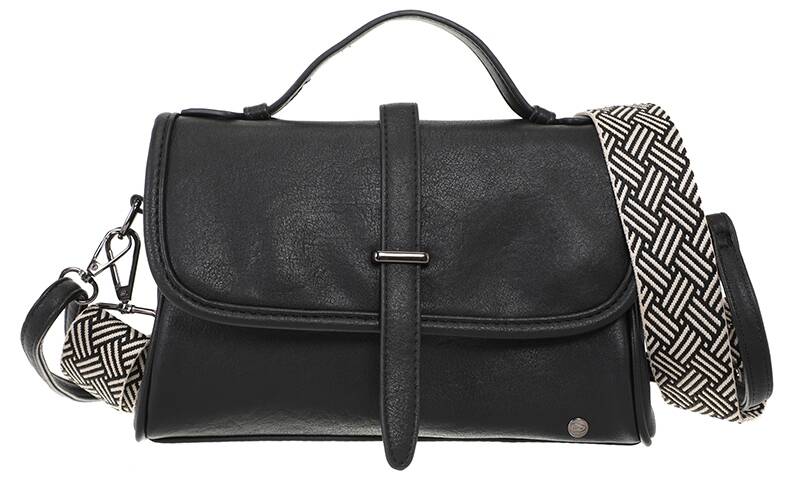 Zwart schoudertas / crossbody tas El Monte