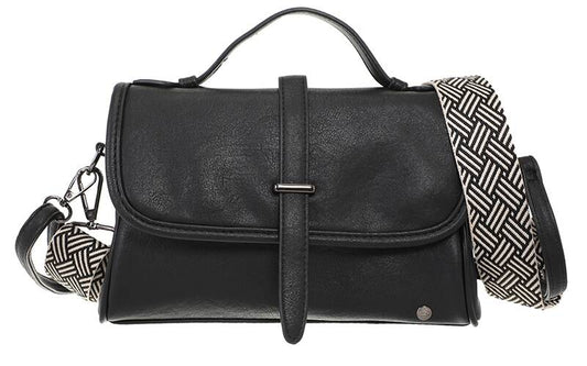 Zwart schoudertas / crossbody tas El Monte