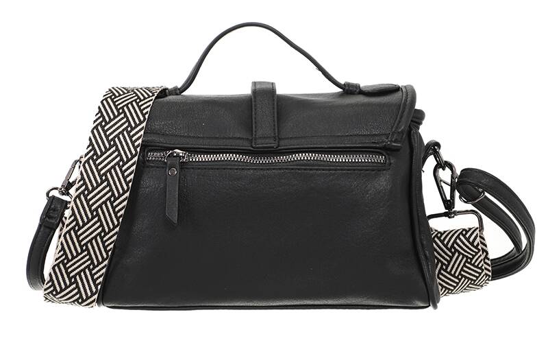 Zwart schoudertas / crossbody tas El Monte