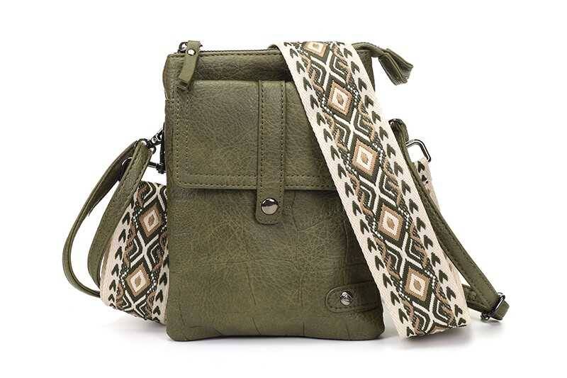 Groen telefoontasje / crossbody tasje Tyler