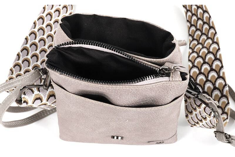 Telefoontasje / Crossbody tasje Kansas Nieuw - Grijs
