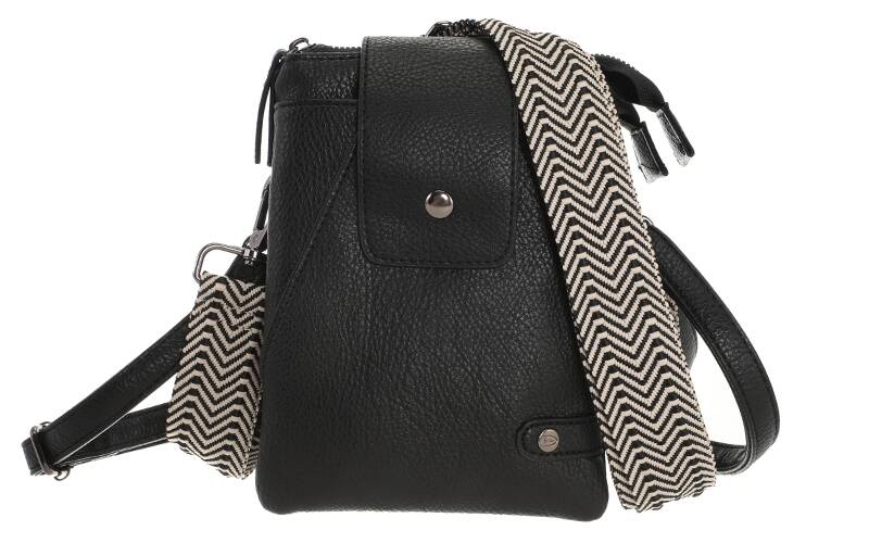 Zwart telefoontasje / crossbody tasje Horton