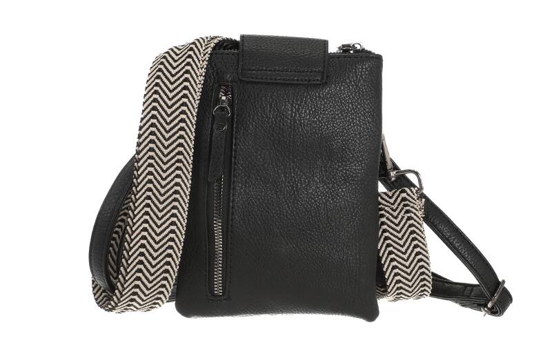 Zwart telefoontasje / crossbody tasje Horton