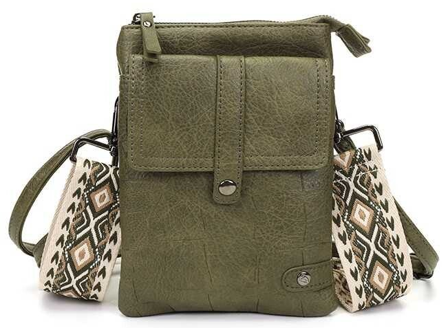 Groen telefoontasje / crossbody tasje Tyler