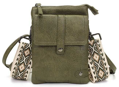 Groen telefoontasje / crossbody tasje Tyler