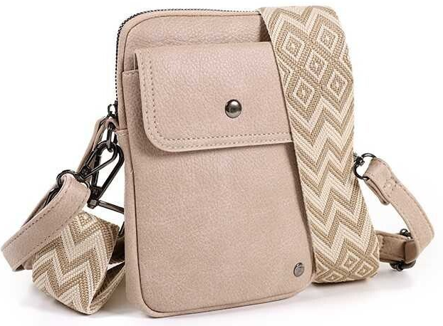 Telefoontasje / Crossbody tasje Groet Nieuw - Zand