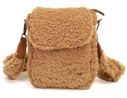 Camel telefoontasje / crossbody tasje teddy Serfaus