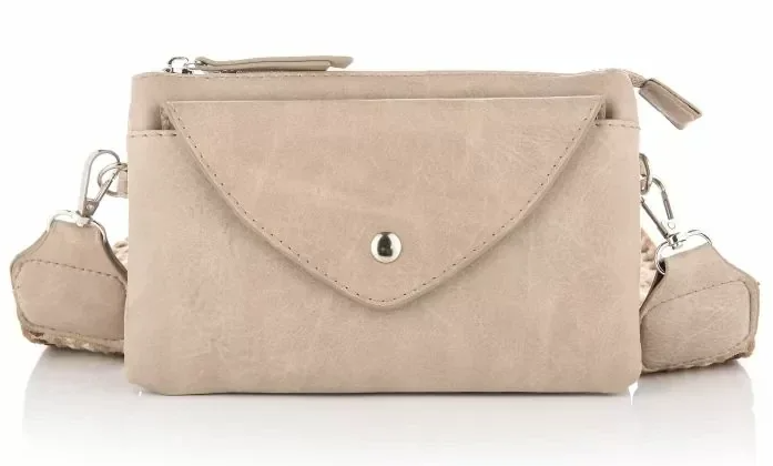 Schoudertasje / Crossbody tasje - Taupe