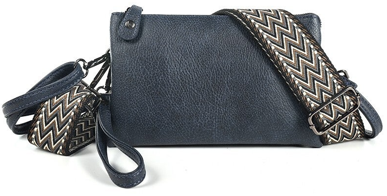 Schoudertasje / Crossbody tasje New York - Blauw