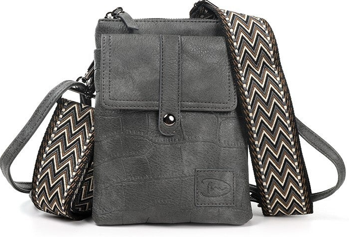 Grijs telefoontasje / crossbody tasje Tyler