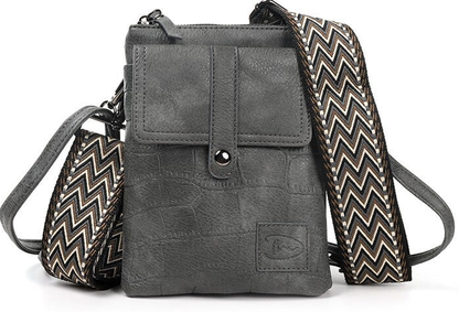 Grijs telefoontasje / crossbody tasje Tyler